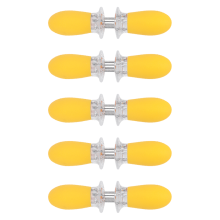 Rust Proof Stainless Steel Pins On Corn Holders, Interlocking Design For Safe And Convenient Storage, Colorful Set Ideal For Barbecues Salads Home Coo