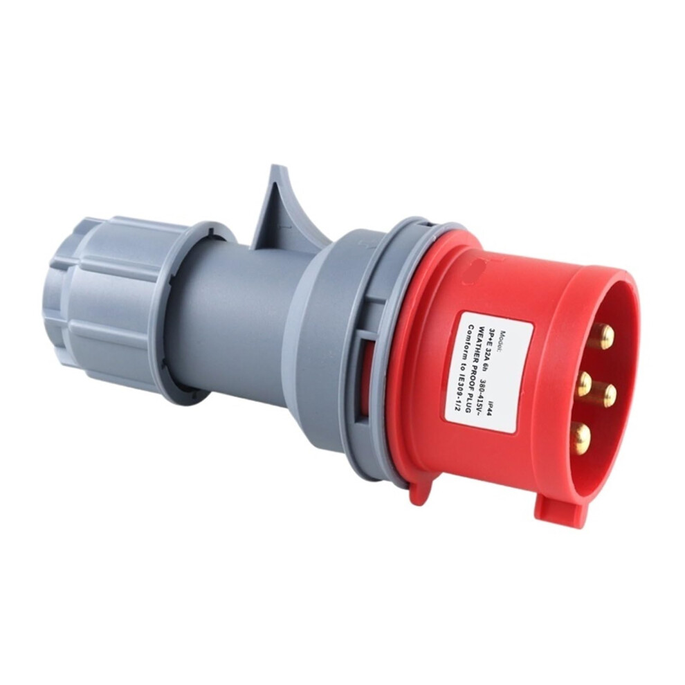 Industrial Plug And Socket 4 Core 32A Docking Aviation Waterproof And Dustproof Non-Explosion-Proof Connector Three-Phase Power(Plug) 5V Plug 9067246842345