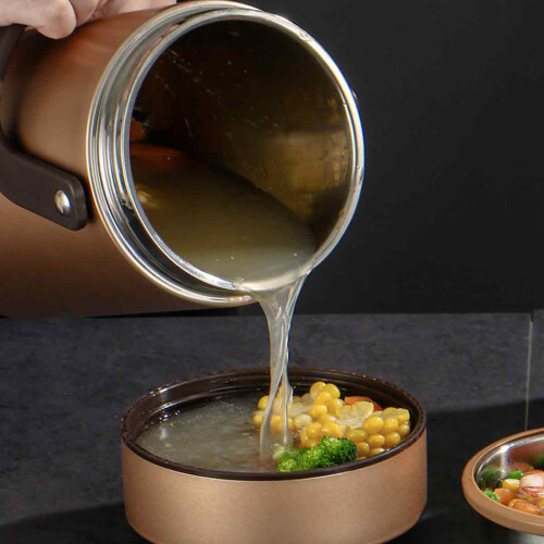 Καινοτόμο μονωμένο Bento Box, φορητό θερμικό δοχείο για ζεστά ή κρύα γεύματα, που 2