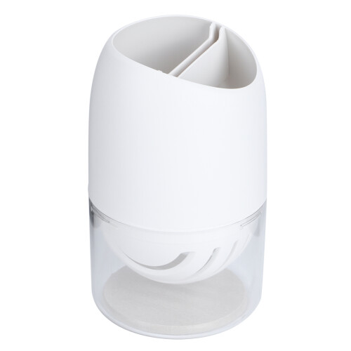 Creative Storage Solution: Environmental Protection-focused Abs Material, Transparent Cap Structure Assuring Hygiene, For Your Bathroom Or Vanity, Sho 2