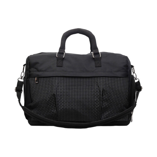 Duffle Bag With Separate Wet Dry Storage Lightweight-Black