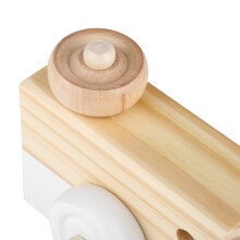 Handgefertigte Holz-Kamera-Spielzeug für Kinder, 9x3x5,9cm, Weiß & Farboptionen
