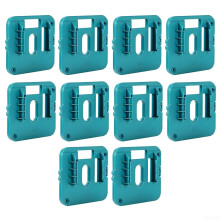 Wall Mounted Battery Holder 10PCS For 18V Batteries Compatible With BL1860 BL1850 BL1840 Models Space Efficient Tool Battery Storage