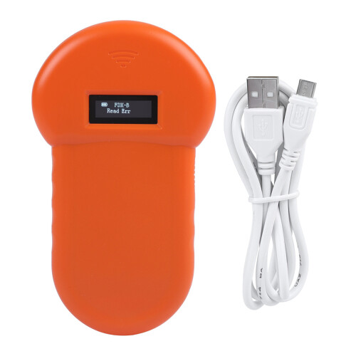134.2KHz LCD ISO ID Chip Animal Reader RFID Dog Microchip Handheld Scanner 1