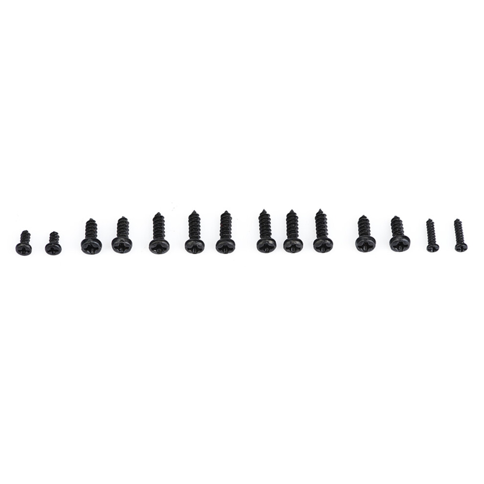 1000Pcs Small Screws Assortment Kit Cross Head Self-Tacking Bolts M1 - M1.7 4161362673670