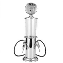 Doble sprøyter for rødvin, øl, whiskydispenser, gjennomsiktige beholdere med kapasitetsdisplay. Dispenser av matkvalitetsmateriale for barer,