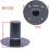 Speaker Mount Stand with Wide Tray for Accommodating Various Speaker Sizes (A) 2