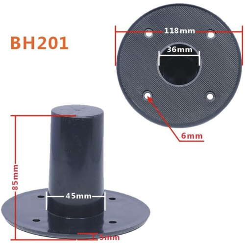 Speaker Mount Stand with Wide Tray for Accommodating Various Speaker Sizes (A) 1