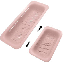 Résistant à la chaleur, séchage rapide des pâtes, passoire extensible, multifonctionnelle, taille ajustable, compatible lave-vaisselle, design