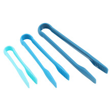 3 Pack Plastic Food Clamps for Bakery & Kitchen – Green Bread Tongs Durable