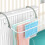 Foldable Metal & Plastic Clothes Drying Rack, Gray, 51.5x34.5cm 3