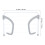 Foldable Metal & Plastic Clothes Drying Rack, Gray, 51.5x34.5cm 7