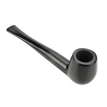 Elegant 3174 Ebony Smoking Pipe Durable Craft Gift-ready Standard Dimensions