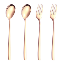 Collection de fourchettes de table colorées, couverts en acier inoxydable irisé résistant à la rouille, ensemble de fourchettes robustes