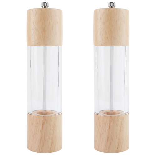 Stylish Spice Mill Set With Adjustable Coarseness And Built To Last Design