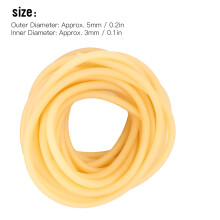 Natural Latex Slingshot Tubing 5M 5mm Diameter for Hunting Shooting