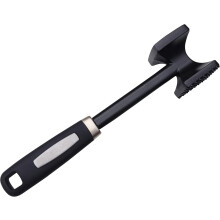 Perfekt ergonomisch gestalteter Fleischklopfer, doppelseitiger Hammer aus Edelstahl, robuste Metallkonstruktion für vielseitiges Küchenwerkzeug,