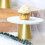 Βάση για κέικ με βάθρο για διακόσμηση τραπεζιού, κατασκευή αλουμινίου που 5