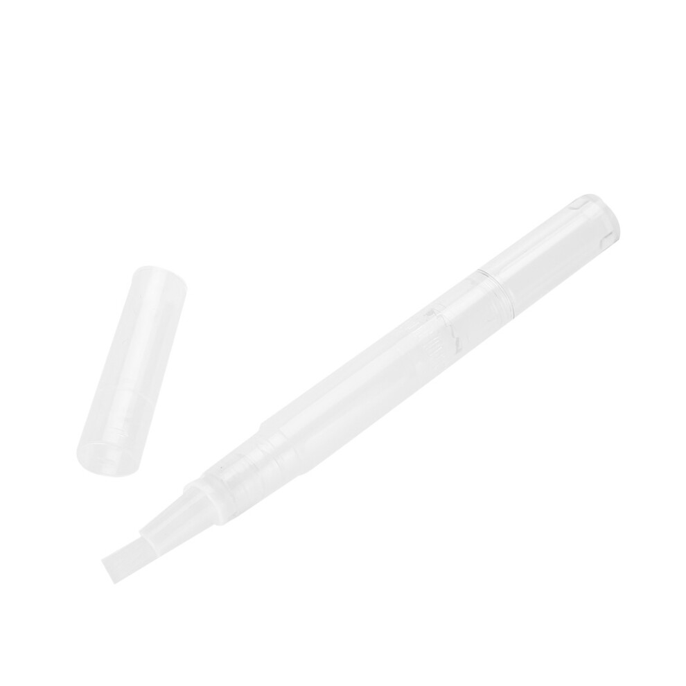 5pcs Cosmetic Rotary Pen Brush Nail Polish Lip Gloss Makeup Accessories, 3ml