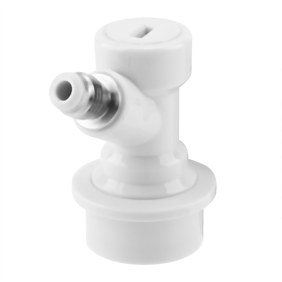 Homebrew Corny Keg Liquid Connectors With Ball Lock Disconnects Kit - White 8451362677171