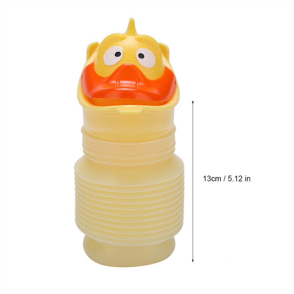420ml Portable Baby Potty for Travel - Eco-Friendly Yellow, 13cm