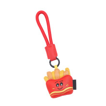 Romance Couple Gift French Fries Milk Teas PU Leather-fries