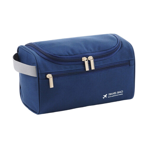 Spacious Water Resistant Makeup Divider for Travel-Blue