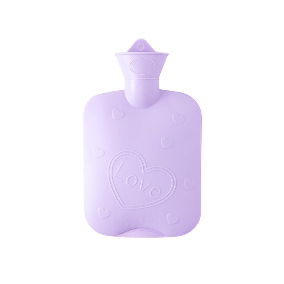 Durable Hot Water Bottle Portable Thickened Love Hot Water Bottle Girls Pocket Feet Hot Water Bag (Color : 01)