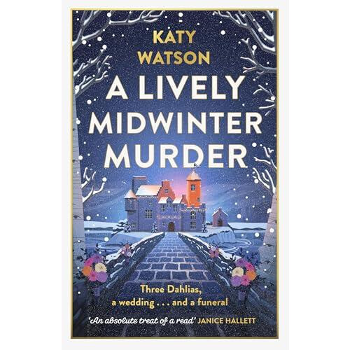 A Lively Midwinter Murder by Katy Watson Hardcover Book