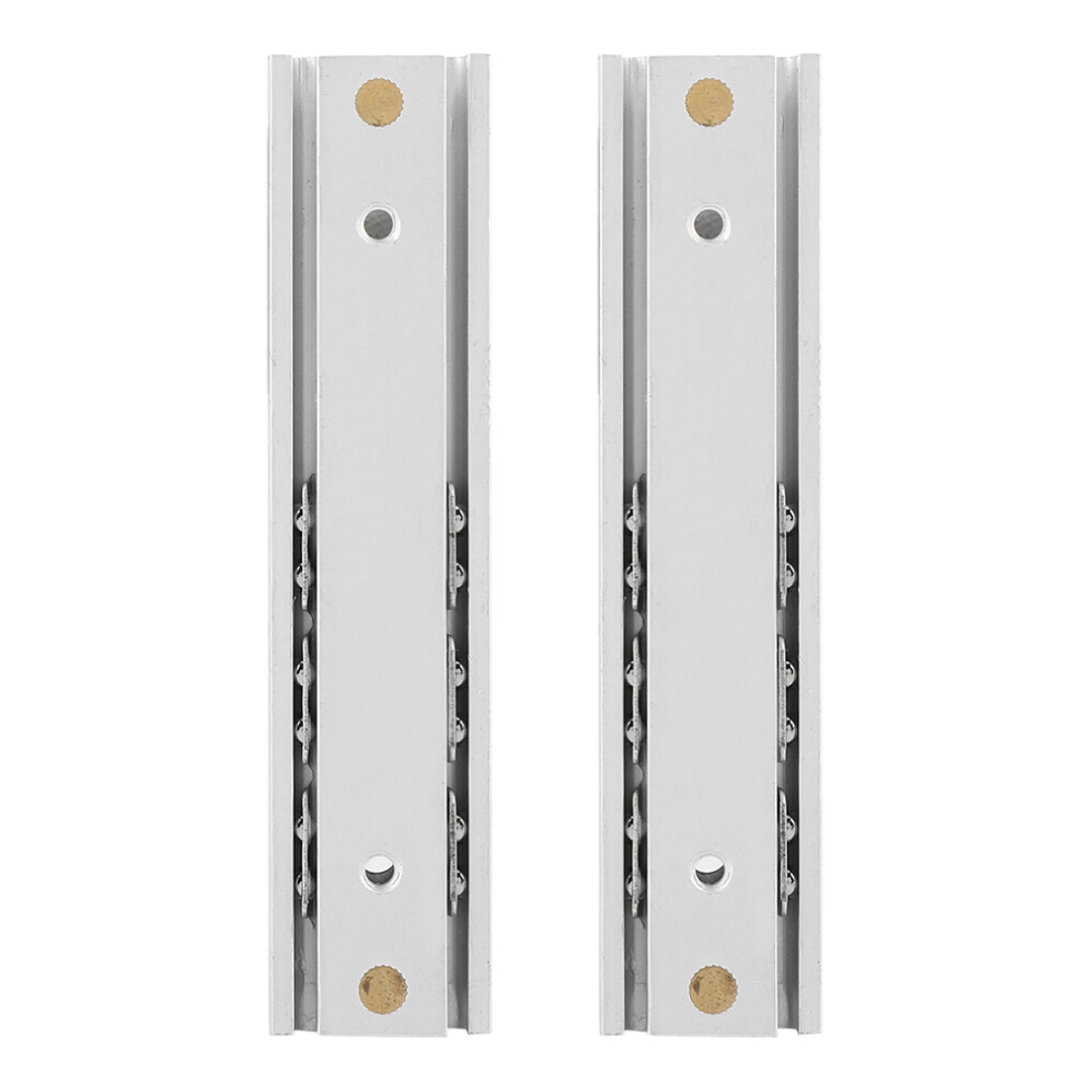 Mini Aluminum Drawer Slides 2Pcs Durable Smooth Slideway For Cabinets 70Mm 4351362678847