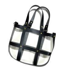 Customizable Mesh Purse Overlay With Removable Inner-Black