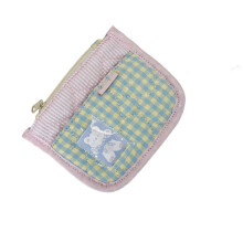 Stylish Girls Wallet Practical Compact Card Holder-Green yellow
