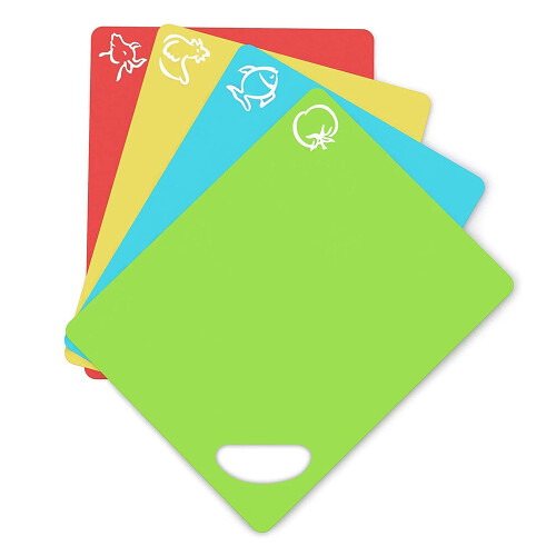 Αντιολισθητικές σανίδες κοπής για κουζίνα, εύκαμπτα υποστρώματα κοπής με