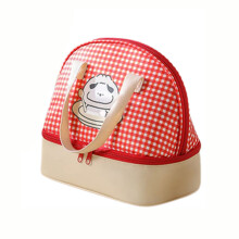 Lunchtas Lunchbox Cartoon Katten Koeltas Lekvrije-Rood raster