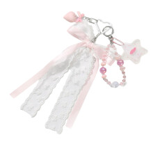Elegante sleutelhanger in stervorm met verwisselbare fotolijst-B