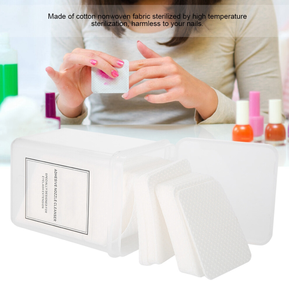 200Pcs Sterilized Nonwoven Cotton Pads - Safe Manicure Tool Set