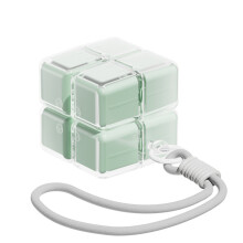 Magnetic Pellet Arranger, Cube Pellet Container, Weekly-Green
