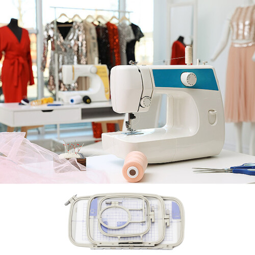 4 Pcs Adjustable Embroidery Machine Hoop Embroidery Hoop for 1