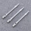3 4,5 mm dartwellen aluminiumlegierung mit -gewinde silber 6