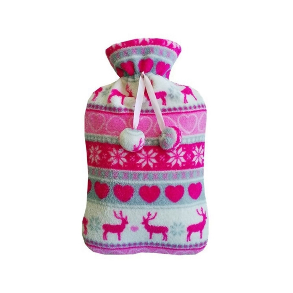 Durable Hot Water Bottle 2000ml Cover Knitted Removable Large Protective Heat Preservation for Hot Water Bottle Safe Hot Water Bag (Color : 02)