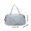 Sac de week-end résistant aux déchirures, conception-Bleu 4