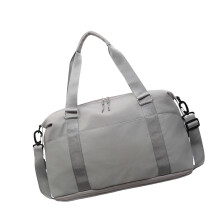 Sac de voyage résistant à l'usure de grande capacité avec-Gris