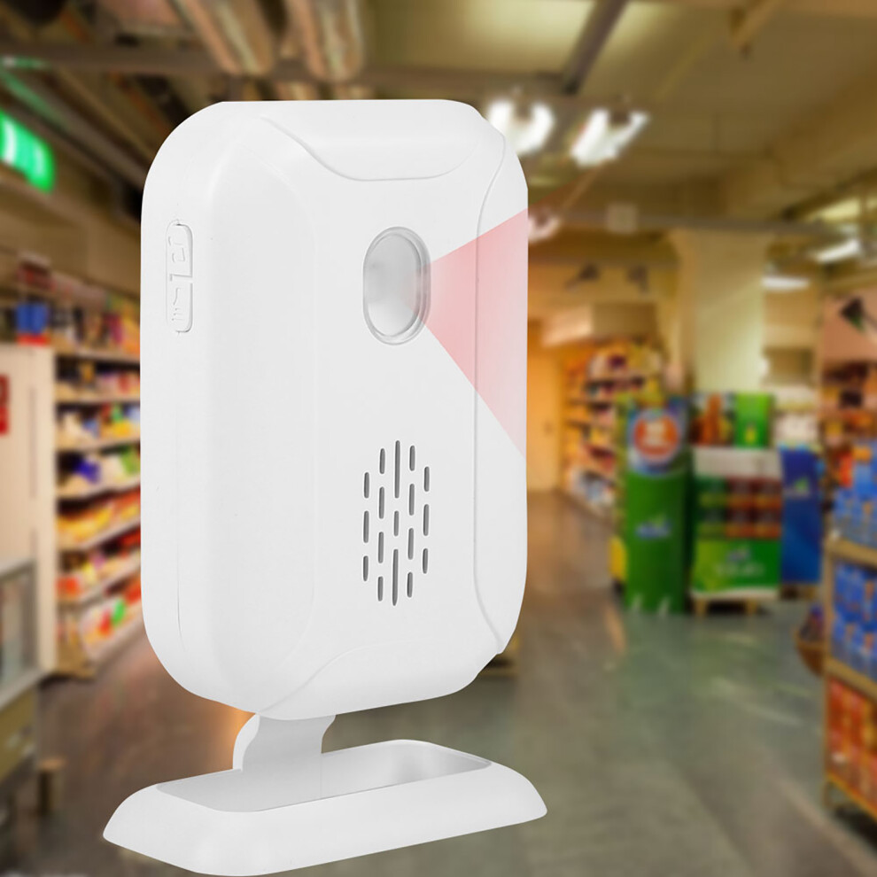 Wireless Infrared Ir Motion Sensor Doorbell With 36 Ringtones For Home Security 7891362682590