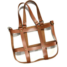 Housse de sac en toile pittoresque interchangeable avec-Brun
