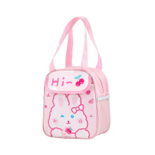 Leak Resistant Insulated Lunch Bag Thermal Oxford-Pink boobs