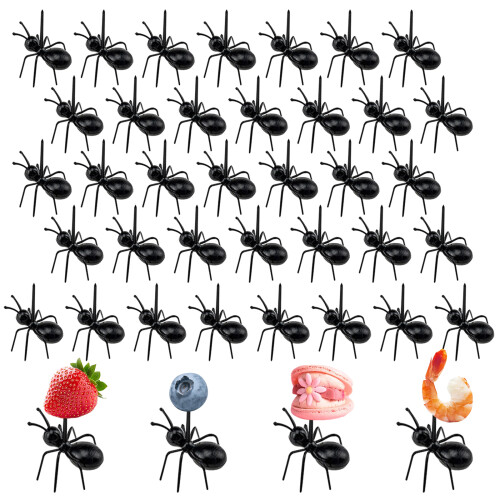Υπέροχα πιρούνια κοκτέιλ Ant Designs για πάρτι, γάμους, εκδηλώσεις στο σπίτι, πιρούνια