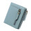 RFID's veilige mini-portemonnee met kliksluiting, compact-Blauw 1