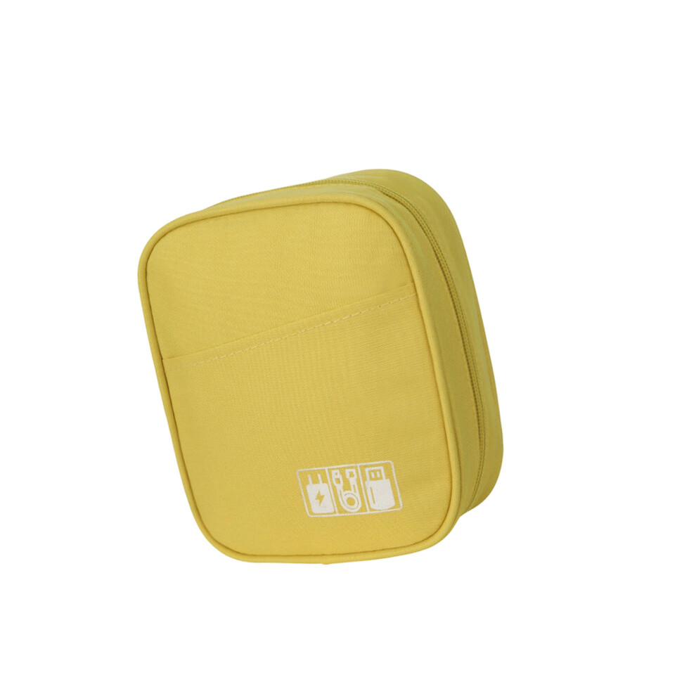 Modern Tech Organizer With Reinforced Structure Spacious- Yellow 7751000388805