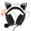 Schwarzes Gaming-Headset mit 12