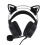 Schwarzes Gaming-Headset mit 8